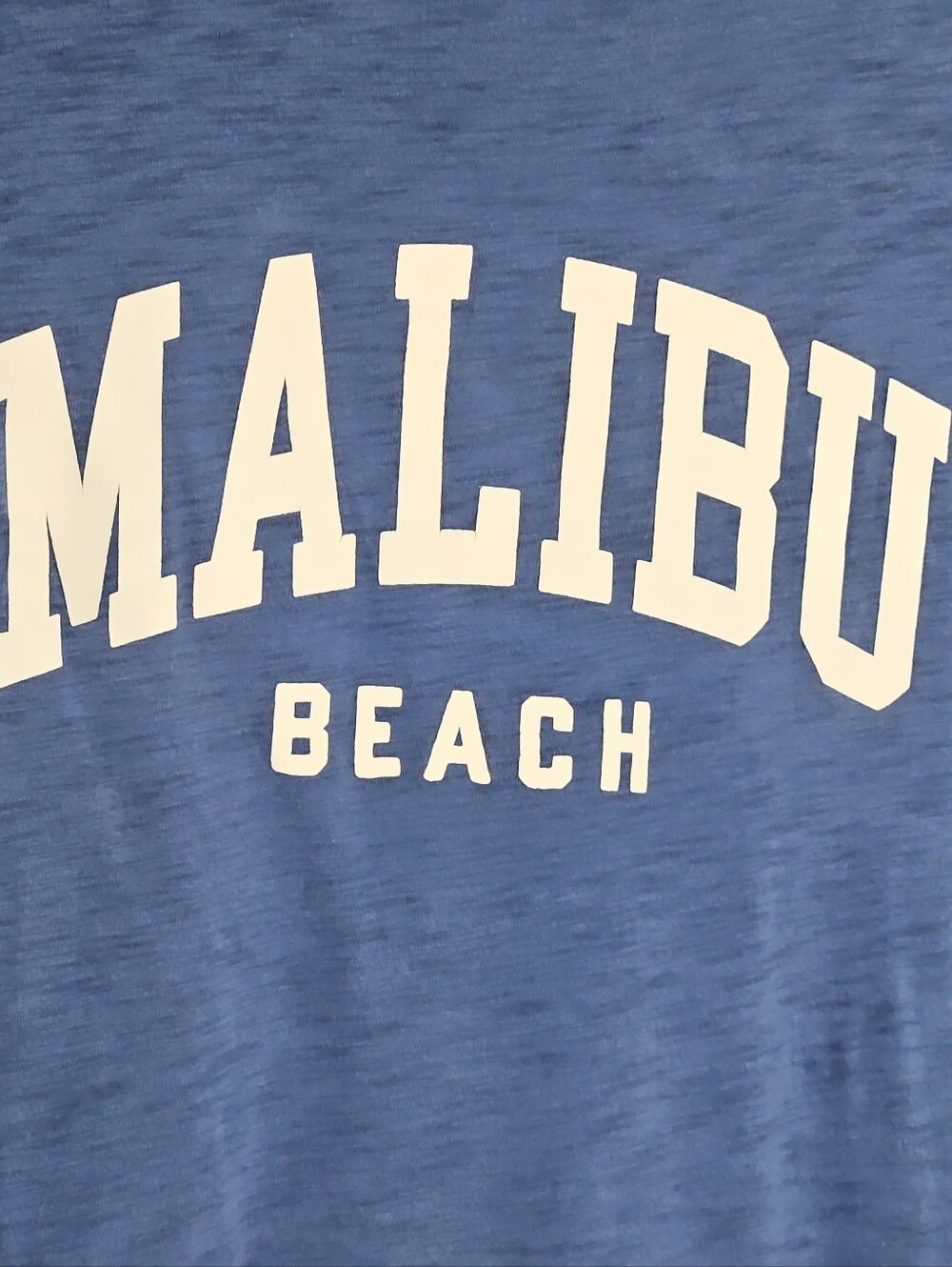 OLD NAVY Every Wear Graphic Malibu Beach T-Shirt Tee Size XL Tall Womens Blue - Picture 2 of 7